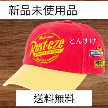 새상품 디즈니 리조트 캡 맥퀸 빨간색 모자