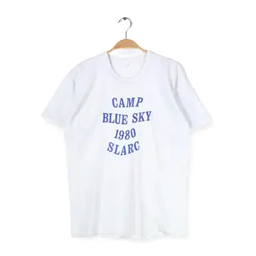 CAMP BLUE SKY SLARC 빈티지 티셔츠 싱글 스티치 M