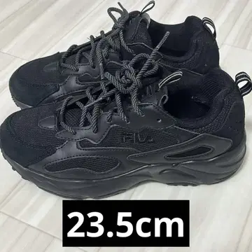 휠라 블랙 스니커즈 23.5cm