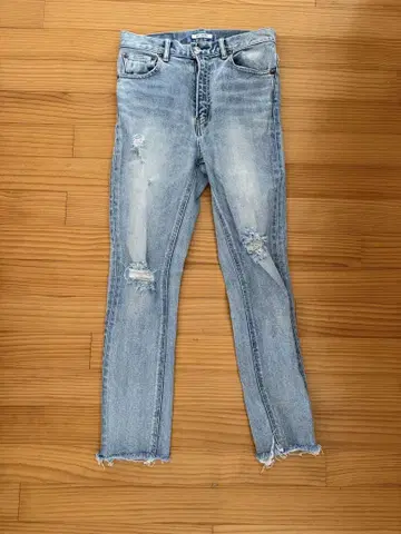 SLY JEANS / 스키니 / 데미지 / 25인치
