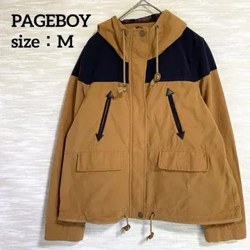 페이지 보이 PAGEBOY 마운틴 후드티 [M] 아우터 자켓 후드