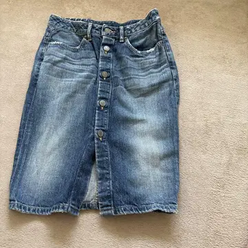 론 헤르만 데님 데님 타이트 스커트