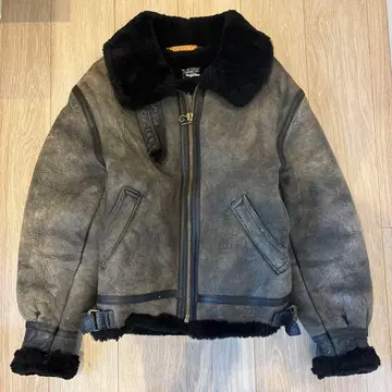 AVIREX 아비렉스 가죽 자켓 무스탕 USA제 양가죽