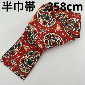 반폭 오비 목화 형염 사라사 U-6304