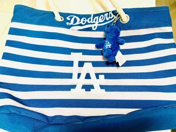 Dodgers LA 로고 토트백 & 오타니 네임 참 베어 참