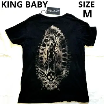 구하기 어려움 킹 베이비 티셔츠 KING BABY 블랙 검정 마리아 M