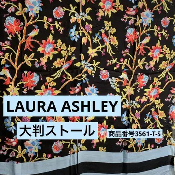 LAURA ASHLEY 대형 스톨 생생한 새와 보타니컬