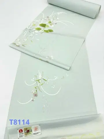 부착 장식 금 부품 금색 문양 교토 손으로 그린 유젠 순수 실크 옷감