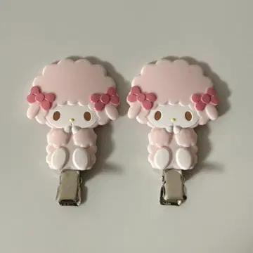 산리오 피아노짱 앞머리 클립 세트