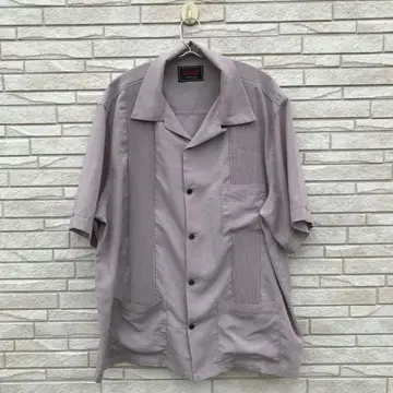갱스터빌 셔츠 XL 퍼플 쿠바 셔츠