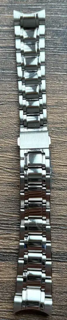 미사용 스테인리스 스틸 실버 링크 팔찌 러그 폭 약 20mm 일본제
