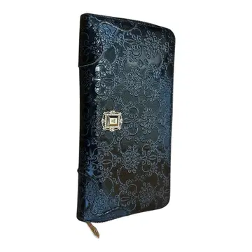 ANNA SUI 지갑 루미 네이비 안나수이 라운드 지퍼