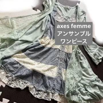 엑시즈팜 원피스 앙상블 페어리 y2k 그런지