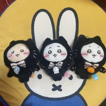 치이카와 (먼작귀) 검은 고양이 마스코트 3개 세트