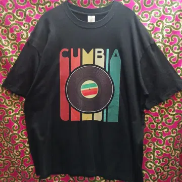 CUMBIA 레코드 디자인 티셔츠