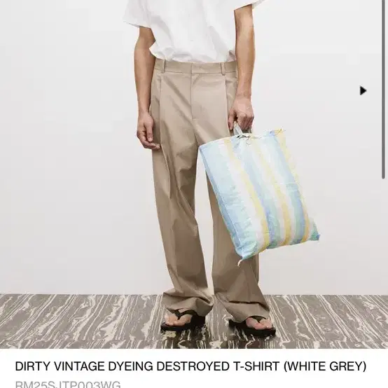 ★RECTO★DIRTY VINTAGE DYEING DESTROYED T-SHIRT★6473★韓国 RECTO - Official Website