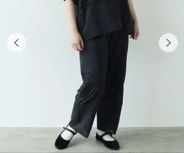 컷워크 자수 와이드 팬츠 아이보리 인기