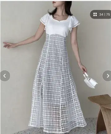 스팽글 코르셋 원피스 Dazzlin M