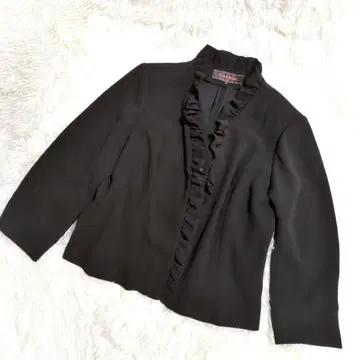 르네소아르 노카라 자켓(XL) 프릴 블랙 빅 사이즈 히노키