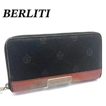 BERLUTI 벨루티 이타우바 캘리그래피 장지갑 라운드 지퍼