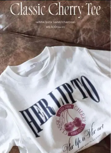 herlipto 미개봉 새상품 Classic Cherry Tee