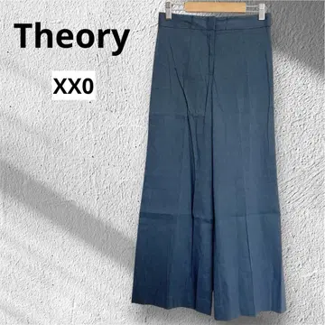 Theory 띠어리 TERENE 와이드 팬츠 린넨 혼방 XX0