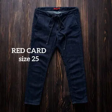 RED CARD 69531 허리 드로 코드 릴랙스 데님 팬츠