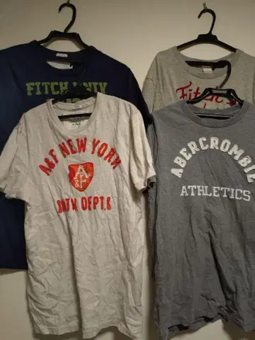 Abercrombie 아바클로 티셔츠 L 사이즈 XL 사이즈 묶음 판매