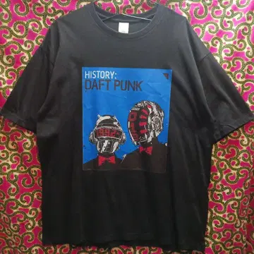 Daft Punk 티셔츠 블랙