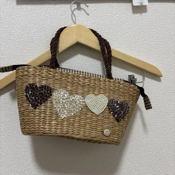 아나텔리어 하우스 오브 안리 하트 무늬 바스켓 백 새상품급 익명 배송