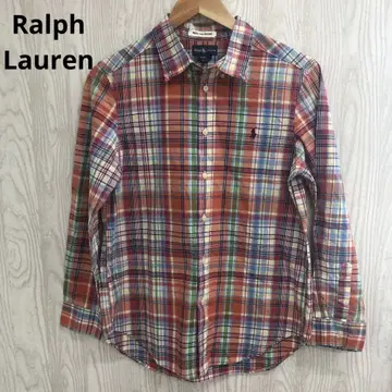 z-241 Ralph Lauren XL 체크 무늬 긴팔 셔츠