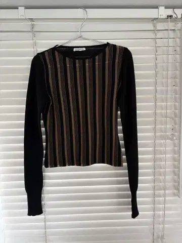 COSTUME NATIONAL 스트라이프 디자인 긴팔 니트