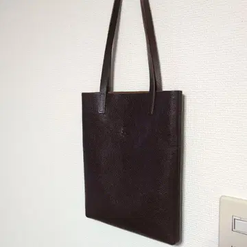일비종떼 다크 브라운 토트백