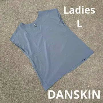 CF32 DANSKIN 댄스킨 상의 여성용 L 그레이