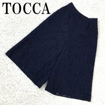 TOCCA 토카 전체 레이스 가우초 팬츠 네이비 0 B681