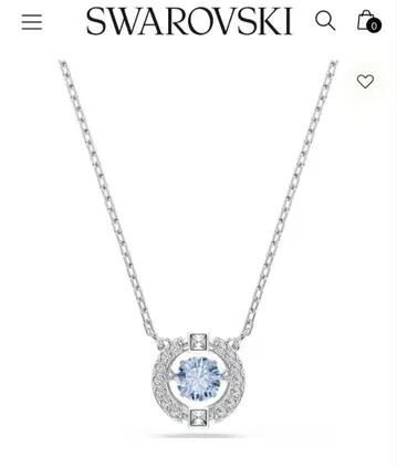 스와로브스키 원형 SWAROVSKI 스카이블루 파랑 다이아 원형