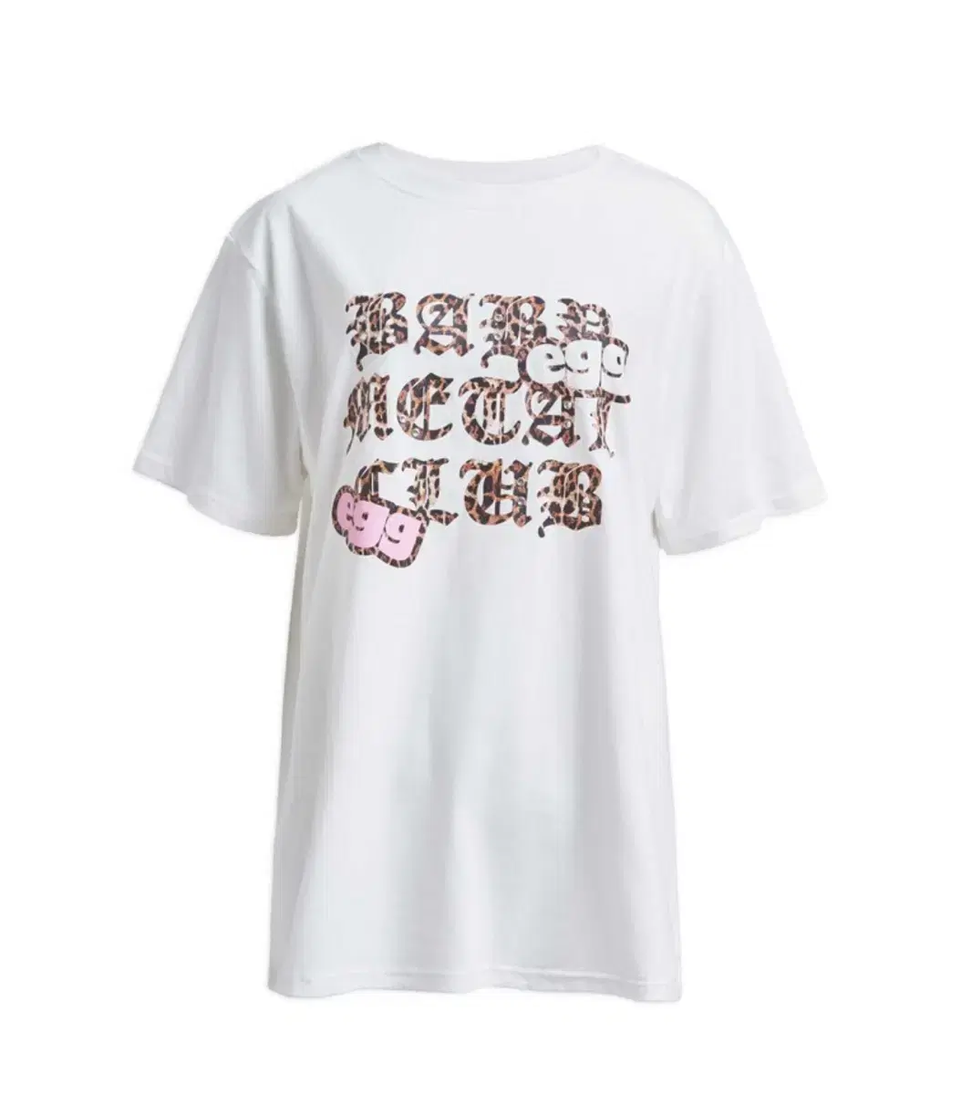 Babymetalclub Egg Collaboration Sticker Tee Unisex White