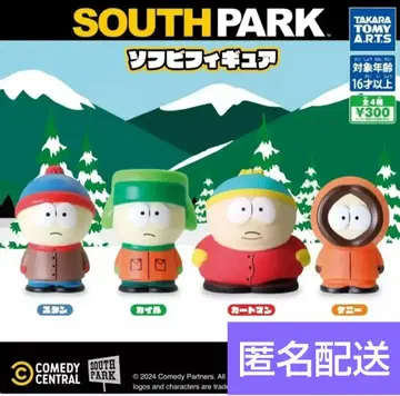 사우스 파크 소프트 비닐 피규어 전 4종 컴플리트 세트 가챠 새상품