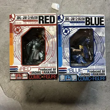 강철의 연금술사 북 인 피규어 RED BLUE 세트