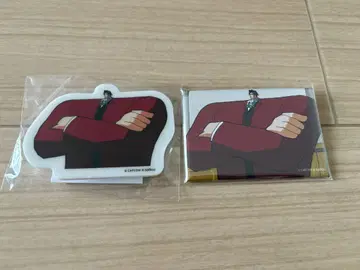역전재판 카프 복권 온라인 sattou 캔뱃지 헤어 클립 미츠루기 레이지
