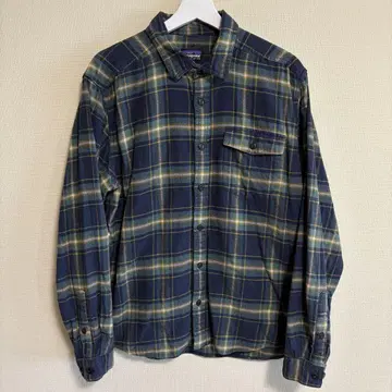 Patagonia FA21 플란넬 플란넬 셔츠 체크 피요르드