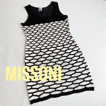 MISSONI 미쏘니 슬리브리스 니트 원피스 시어 새상품급