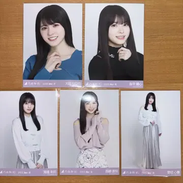 노기자카46 브로마이드 레이어드 상의 6기생 묶음 판매 5장