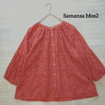 Samansa Mos2 사만사 모스모스 스캘럽 레이스 블라우스 F