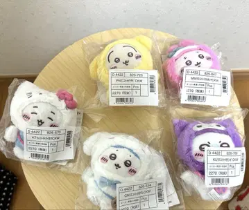 산리오 캐릭터즈 치이카와 (먼작귀) 마스코트 홀더 전 5종