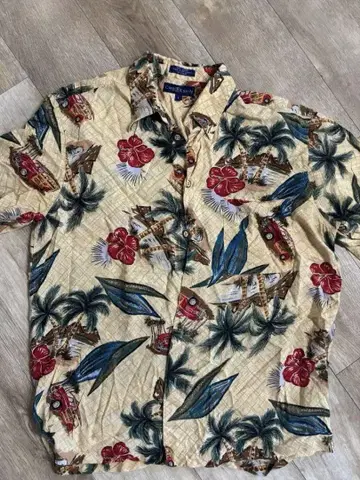 명작 CHERESKIN 하와이안 셔츠 L 사이즈