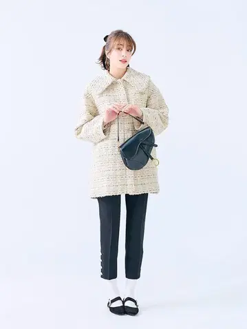 체스티 트위드 코트