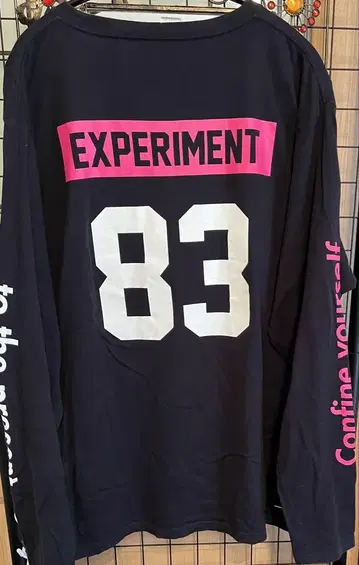 uniform experiment 긴팔 티셔츠 블랙