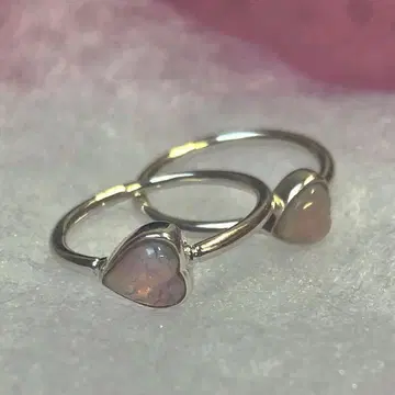 새상품급 Lanie 하트 빈티지 스톤 반지