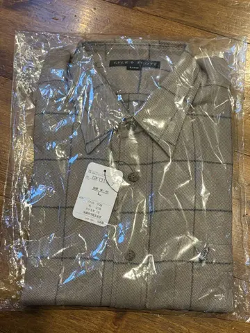 새상품 영국 LYLE & SCOTT 남성용 Y 셔츠 긴팔 L 사이즈